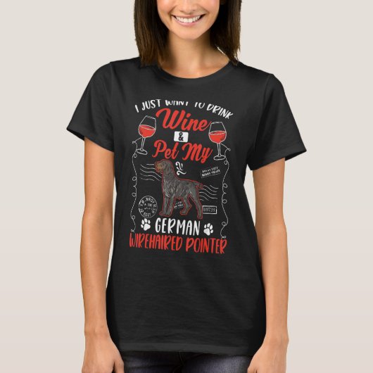 Duitse paardenpeper en wijn t-shirt (Voorkant)