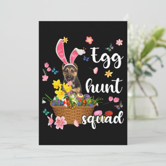 Duitse paaspaalbewaarder e kaart (Staand voorkant)