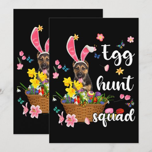 Duitse paaspaalbewaarder e kaart (Voorkant / Achterkant)