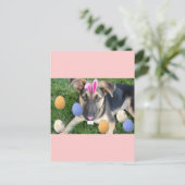 Duitse paaspap feestdagenkaart (Staand voorkant)