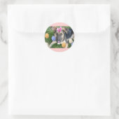 Duitse paaspap ronde sticker (Tas)