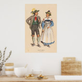 Duitse parelhoenders - Beieren Schliersee Poster (Keuken)