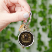 Duitse Patrijsenhond, Jachtlogo Sleutelhanger (Hand)