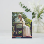 Duitse paus Benedictus Briefkaart (Staand voorkant)