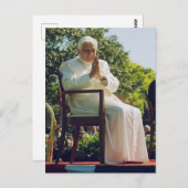 Duitse paus Benedictus Briefkaart (Voorkant / Achterkant)