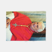 Duitse paus Benedictus Fleece Deken (Voorkant (Horizontaal))