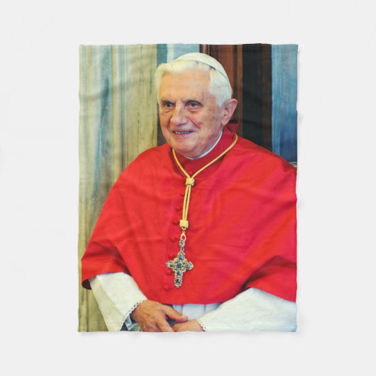 Duitse paus Benedictus Fleece Deken (Voorkant)