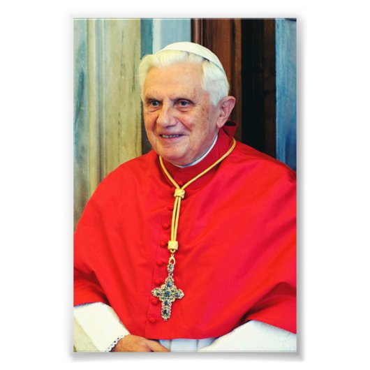Duitse paus Benedictus Foto Afdruk (Voorkant)