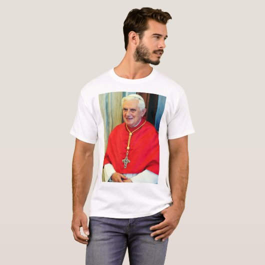 Duitse paus Benedictus T-shirt (Voorkant volledig)