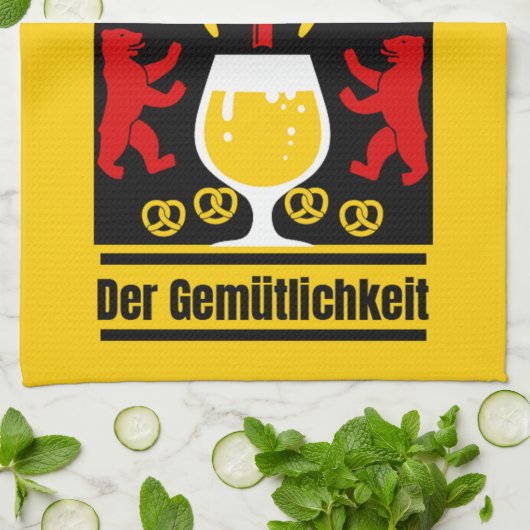 Duitse Pilsner Beer Drinkers Theedoek (Gevouwen)