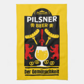 Duitse Pilsner Beer Drinkers Theedoek (Verticaal)