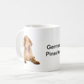 Duitse Pinscher Fan Mok #2 (Voorkant links)