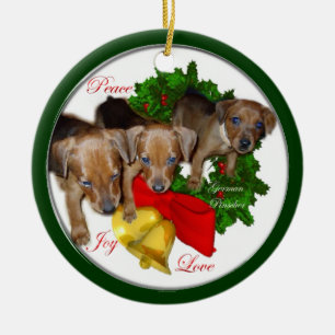 Duitse Pinscher Kerst Cadeaus Ornament