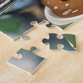 Duitse Pinscher Kerstbakfeest: Festive Kerstmis Legpuzzel (Zijkant)