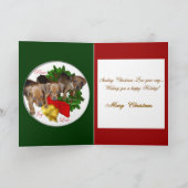 Duitse Pinscher-kerstcadeautjes Feestdagen Kaart (Binnen)