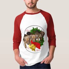 Duitse Pinscher-kerstcadeautjes T-shirt