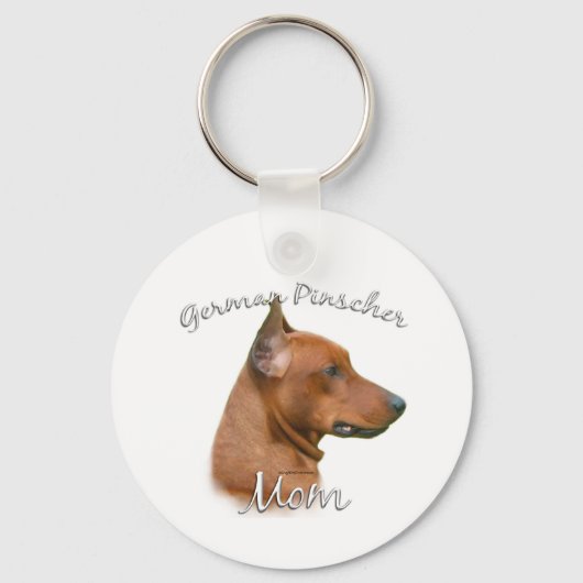 Duitse Pinscher Moeder 2 Sleutelhanger (Achterkant)