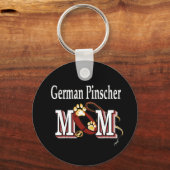 Duitse Pinscher MOM Gifts Sleutelhanger (Voorkant)