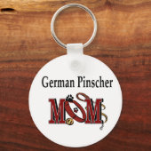 Duitse Pinscher MOM Gifts Sleutelhanger (Voorkant)