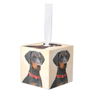 Duitse Pinscher Schilderij Originele Dierenkunst Decoratie