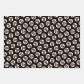 Duitse Pinscher Schilderij Zwart Originele Hond Ar Inpakpapier Vel (Voorkant 3)