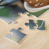 Duitse Pinscher Vakantie Bakken: Feestelijke Kerst Legpuzzel (Zijkant)