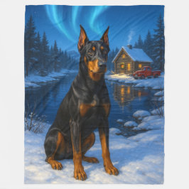 Duitse Pinscher Vakantie Fleece Deken