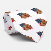 Duitse Pinscher Vlag Stropdas (Opgerold)