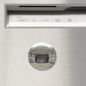 Duitse Pistool positie met uitzicht op Normandië s Magneet (Insitu (Vaatwasser))