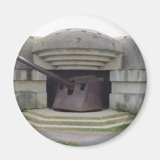 Duitse Pistool positie met uitzicht op Normandië s Magneet (Voorkant)