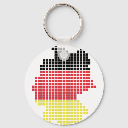 duitse pixelvlag sleutelhanger (Voorkant)