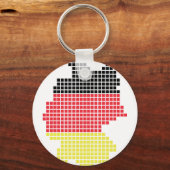 duitse pixelvlag sleutelhanger (Voorkant)