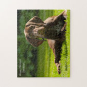 Duitse Pointer Dog. Legpuzzel (Verticaal)