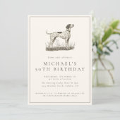 Duitse Pointer Hond Jacht Volwassen Verjaardagsfee Kaart (Staand voorkant)