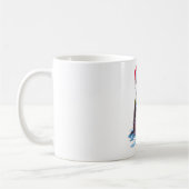 Duitse Pointer Kerstmuts gewei elf Kerstmis Koffiemok (Links)