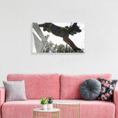 Duitse politie-hond Shepherd Canvas Afdruk (Insitu (Woonkamer))