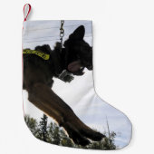 Duitse politie-hond Shepherd Kleine Kerstsok (Voorkant)