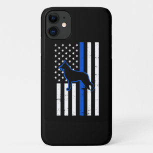 Duitse politie Shepherd Dog K9 Patriotic Case-Mate iPhone Case
