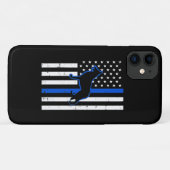 Duitse politie Shepherd Dog K9 Patriotic Case-Mate iPhone Case (Achterkant (horizontaal))