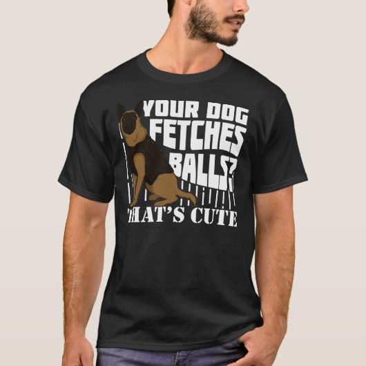 Duitse politiefunctionaris Shepherd T-shirt (Voorkant)