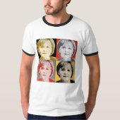Duitse Pop Art Angela Merkel - -  T-shirt (Voorkant)