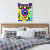 Duitse Pop-kunst Canvas Afdruk (Insitu (Slaapkamer))