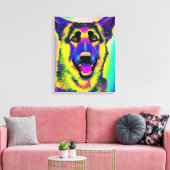 Duitse Pop-kunst Canvas Afdruk (Insitu (Woonkamer))