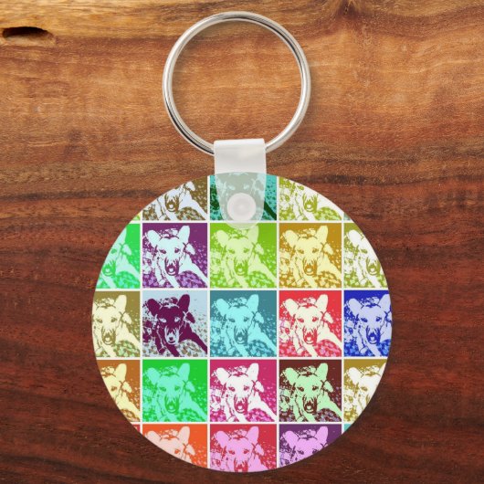 Duitse Pop-kunst Sleutelhanger (Voorkant)