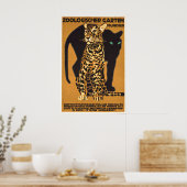 Duitse Poster Luipaard Dierentuin München, Duitsla (Keuken)