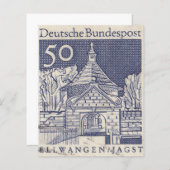 Duitse postzegel Bundespost (Voorkant / Achterkant)