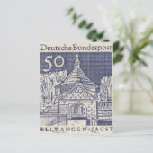 Duitse postzegel Bundespost (Staand voorkant)