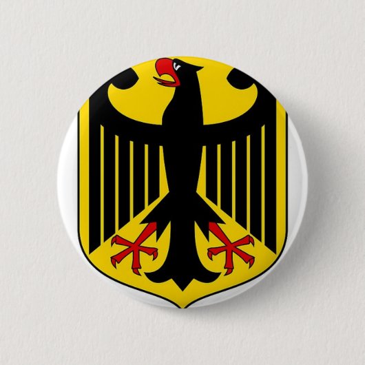 Duitse Pride Pin Ronde Button 5,7 Cm (Voorkant)