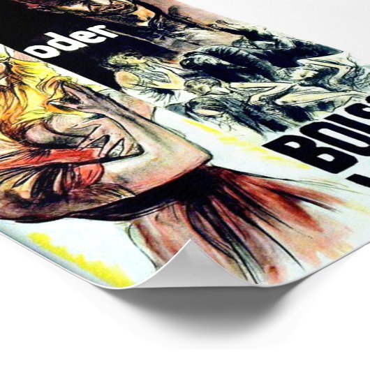 Duitse propaganda tegen Bolshevisme Poster (Hoek)