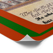 DUITSE PROVERB ~ DILEMMA? BEER SIGN - POSTER (Hoek)